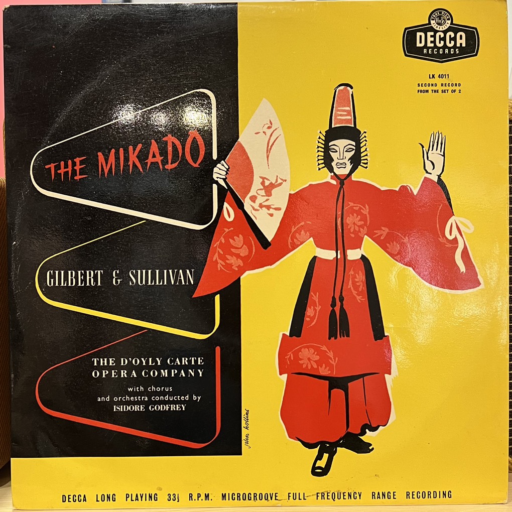 vinyl D'Oyly Carte Opera Company – The Mikado