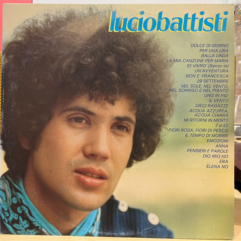 vinyl Lucio Battisti – Lucio Battisti