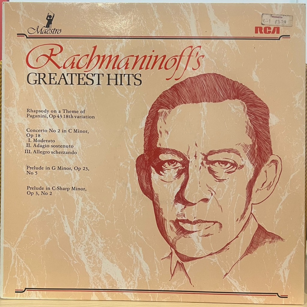 vinyl Rachmaninoff, Van Cliburn – Rachmaninoff's Greatest Hits