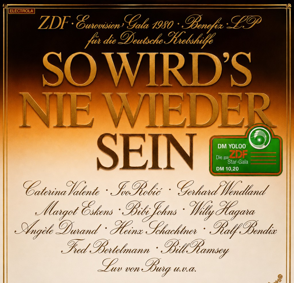 used vinyl Various – So Wird's Nie Wieder Sein (ZDF-Evergreen-Gala 1980)