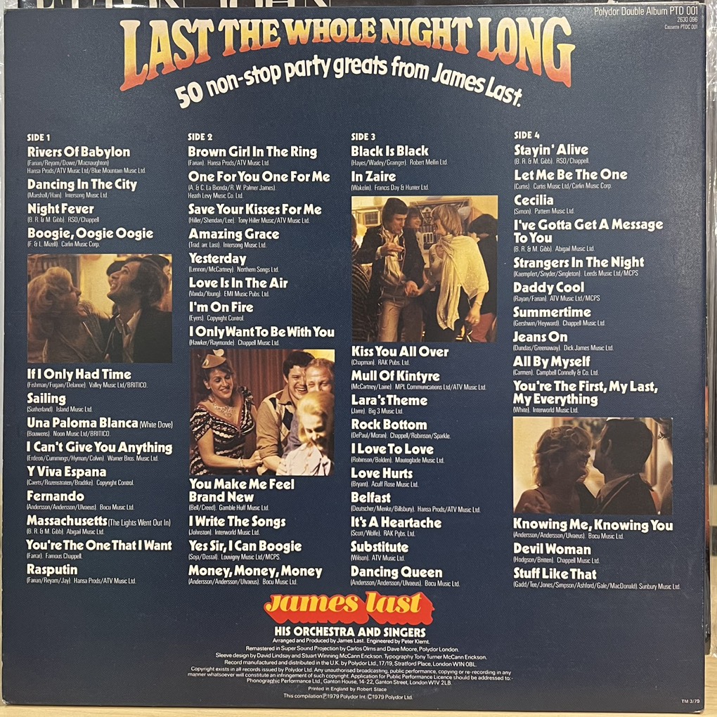 vinyl James Last – Last The Whole Night Long