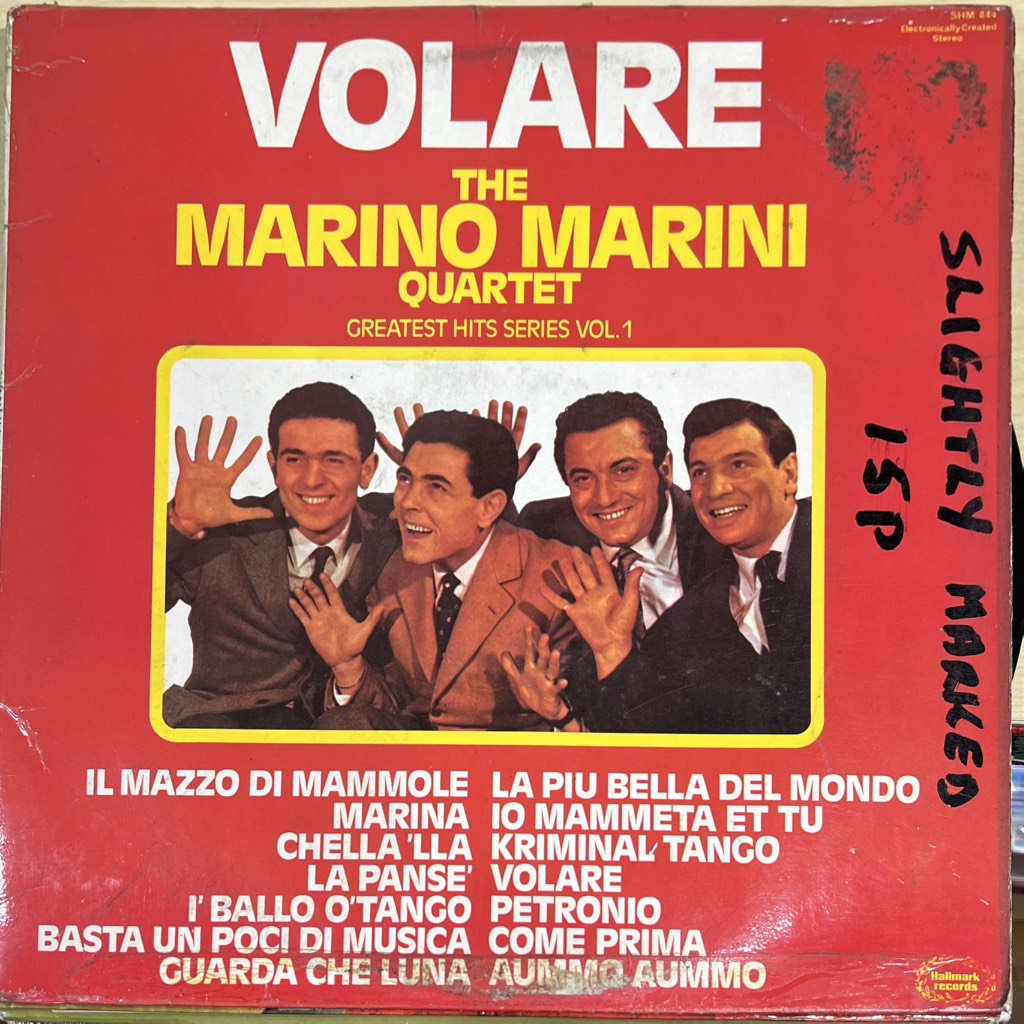 vinyl The Marino Marini Quartet – Volare