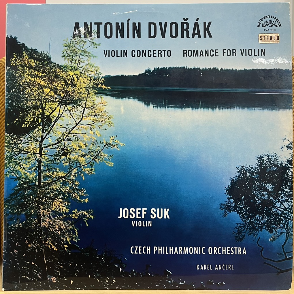 vinyl Antonín Dvořák – Josef Suk, Czech Philharmonic Orchestra, Karel Ančerl – Violin Concerto · Romance For Violin