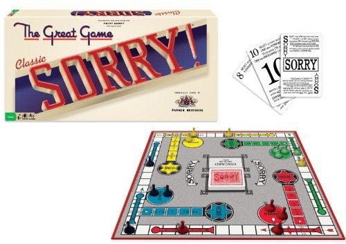 Classic Sorry! (Large Item, Board Game)