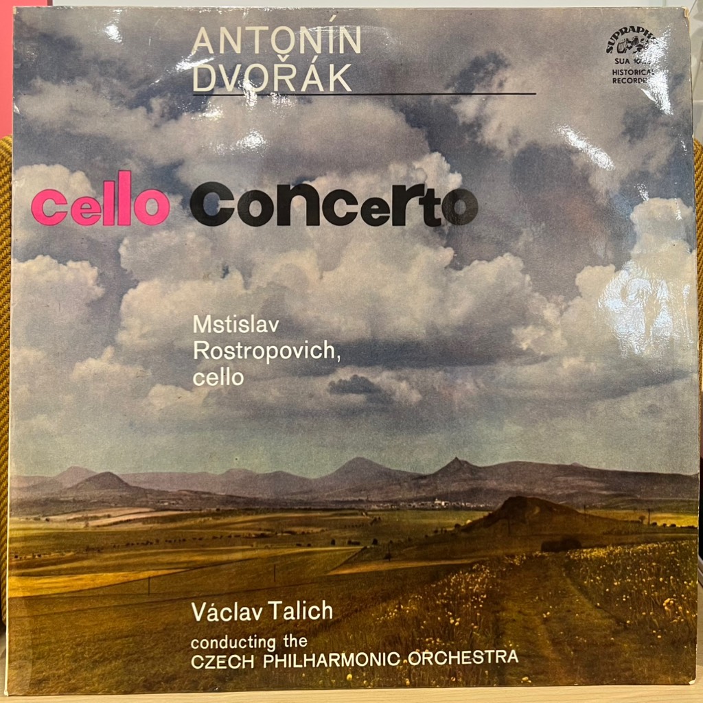 vinyl Antonín Dvořák, Mstislav Rostropovich, Václav Talich, The Czech Philharmonic Orchestra – Cello Concerto