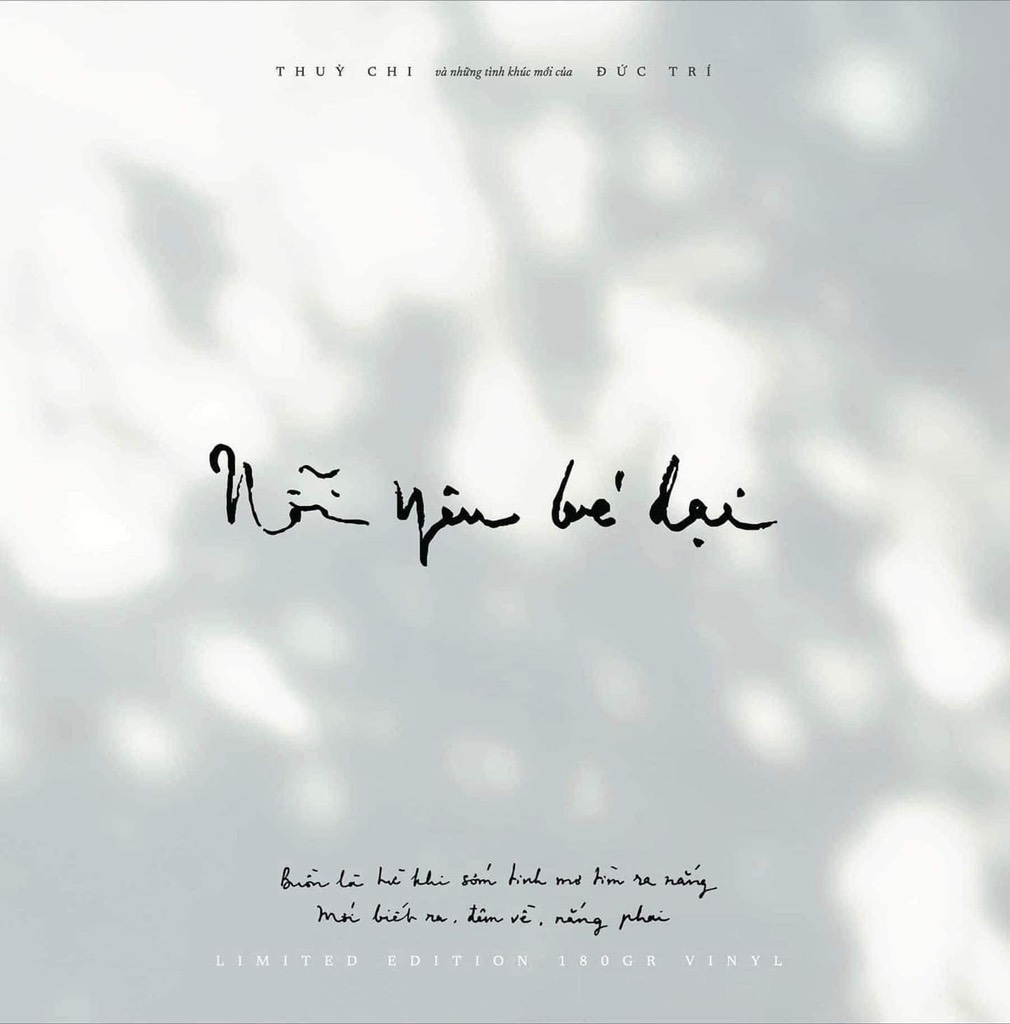 vinyl Đức Trí - Thuỳ Chi - Nỗi Yêu Bé Dại