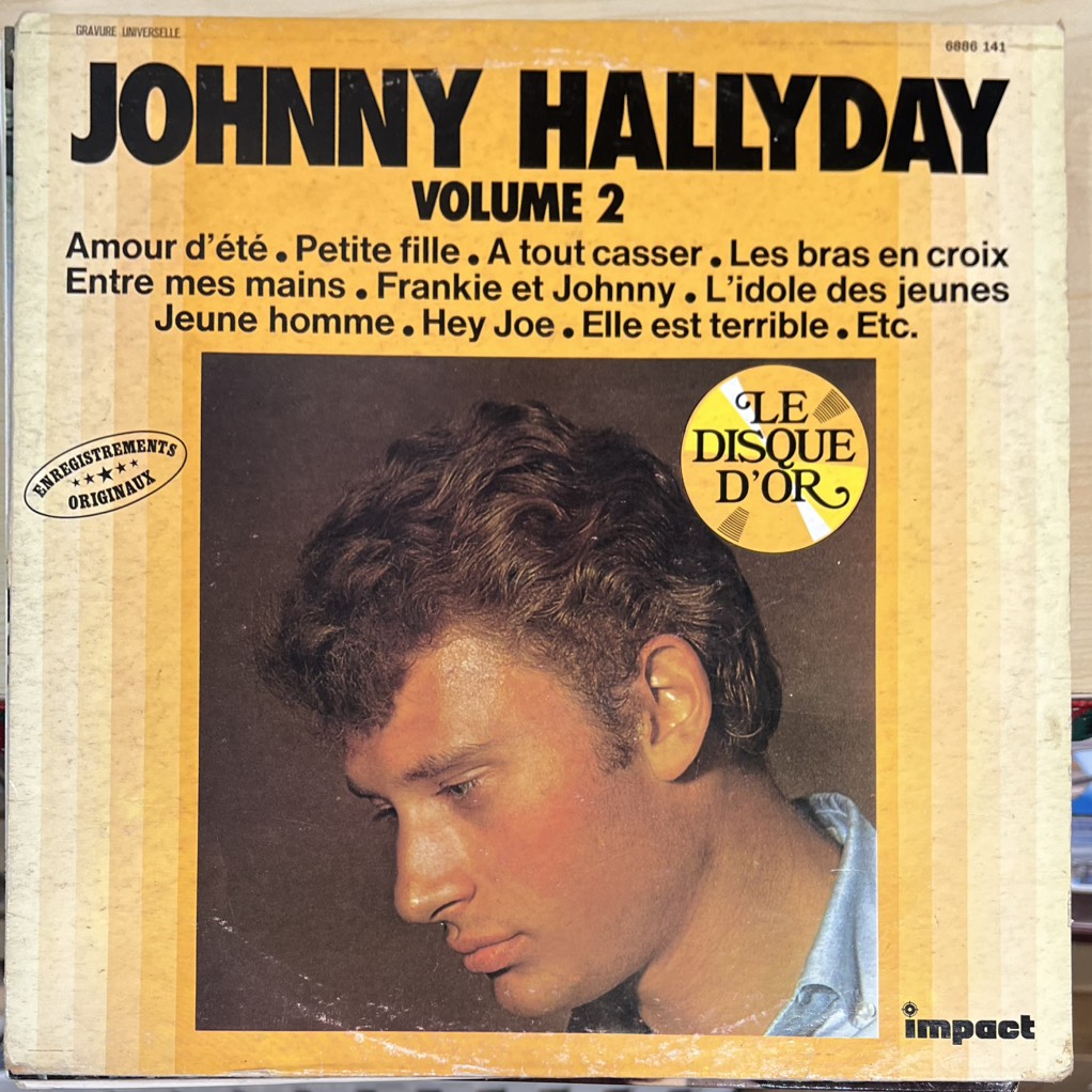 vinyl Johnny Hallyday – Johnny Hallyday Volume 2