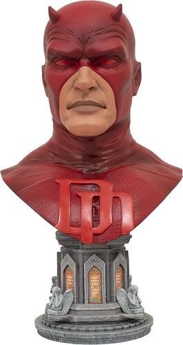 Diamond Select - Marvel Legends In 3D Comic Daredevil 1/2 Scale Bust (Large Item, Statue, Collectible)