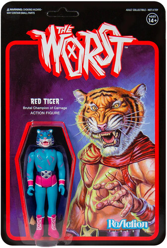 Super7 - The Worst - ReAction Figure - Red Tiger (Color 3) (Collectible, Figure, Action Figure)