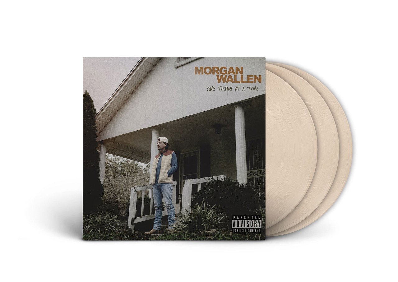 vinyl Morgan Wallen - One Thing At A Time [Explicit Content] (Parental Advisory Explicit Lyrics, Colored Vinyl, White)