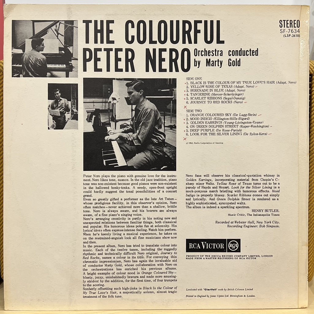 vinyl Peter Nero – The Colorful Peter Nero