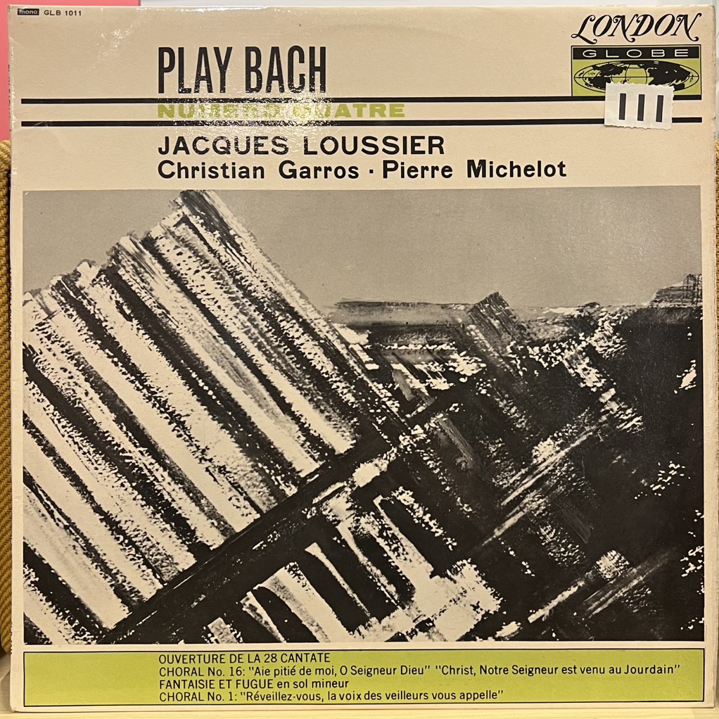 vinyl Jacques Loussier / Christian Garros / Pierre Michelot – Play Bach No. 4