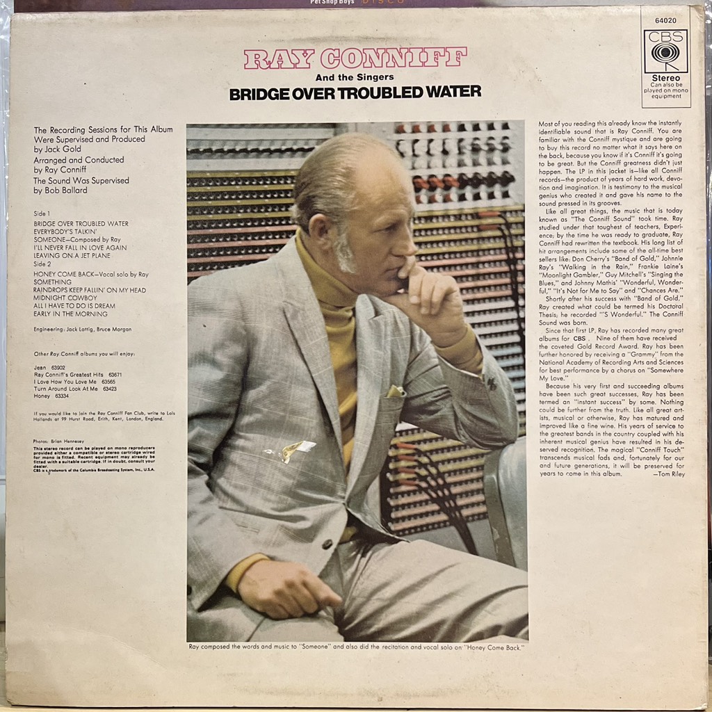 vinyl Ray Conniff And The Singers – Bridge Over Troubled Water