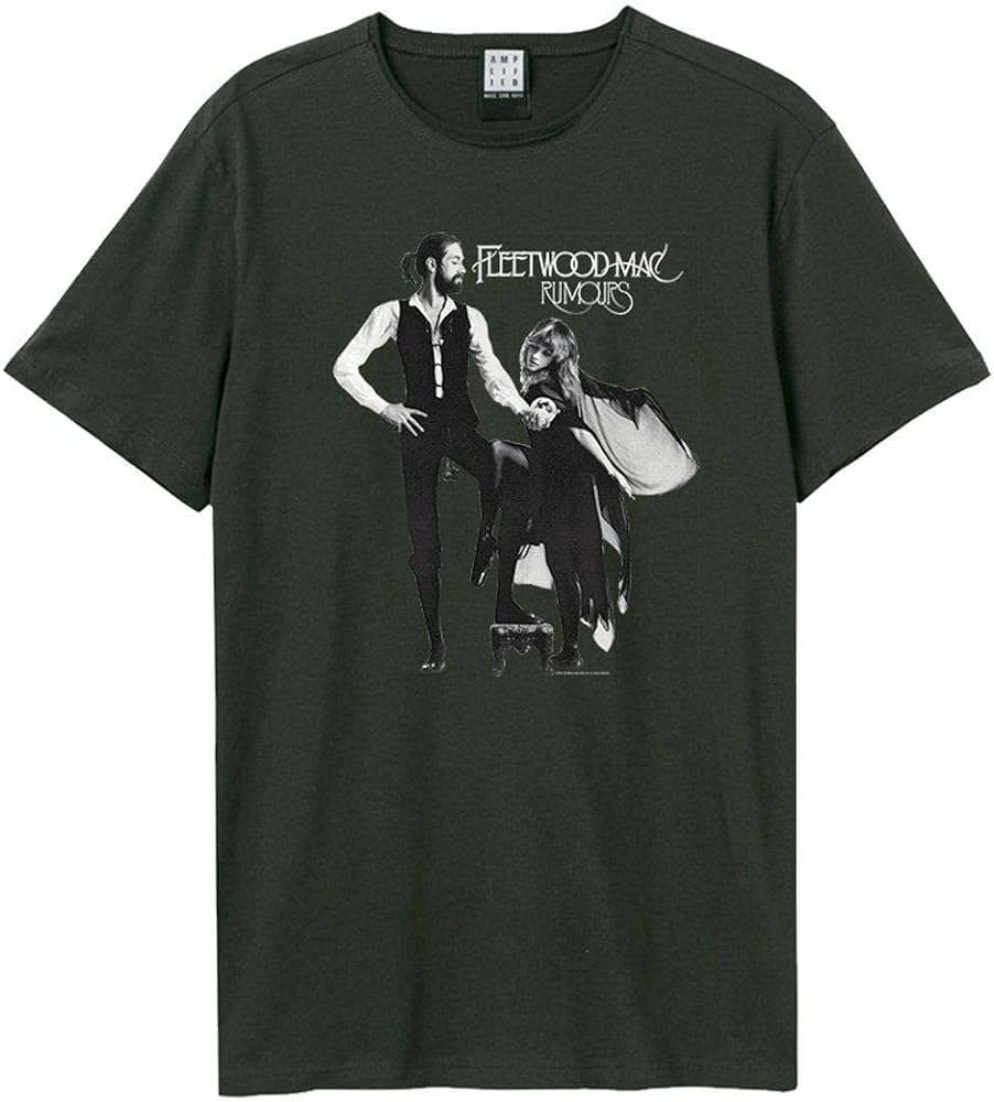 FLEETWOOD MAC RUMOURS AMPLIFIED VINTAGE CHARCOAL XX LARGE T SHIRT