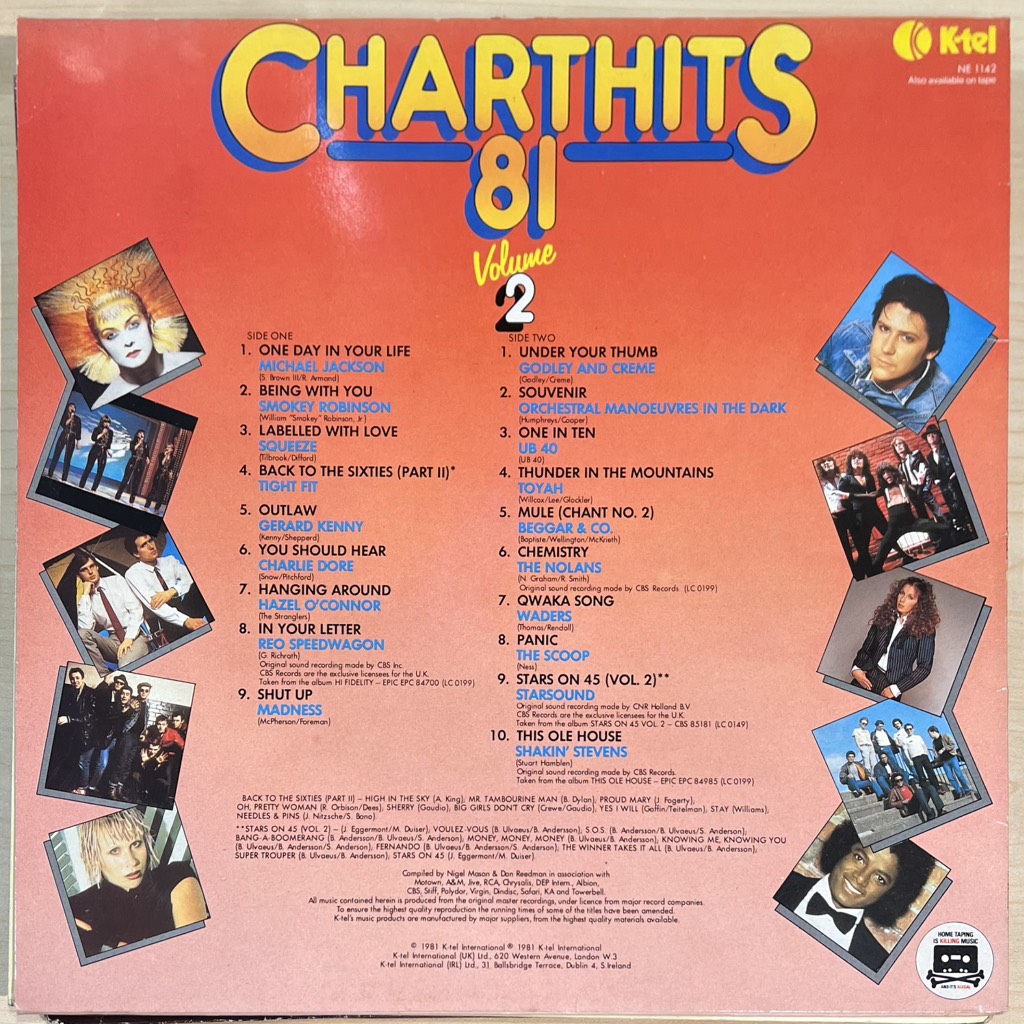 vinyl Chart Hits 81 Volume 2