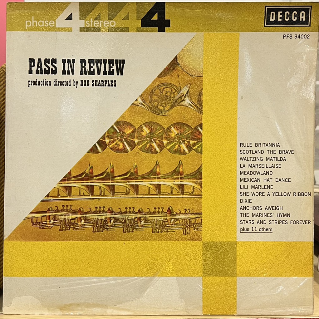 vinyl Bob Sharples – Pass In Review