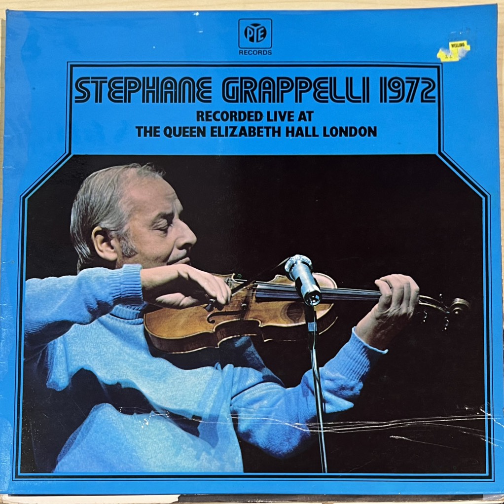 vinyl Stéphane Grappelli – Stéphane Grappelli 1972 (Recorded Live At The Queen Elizabeth Hall London)