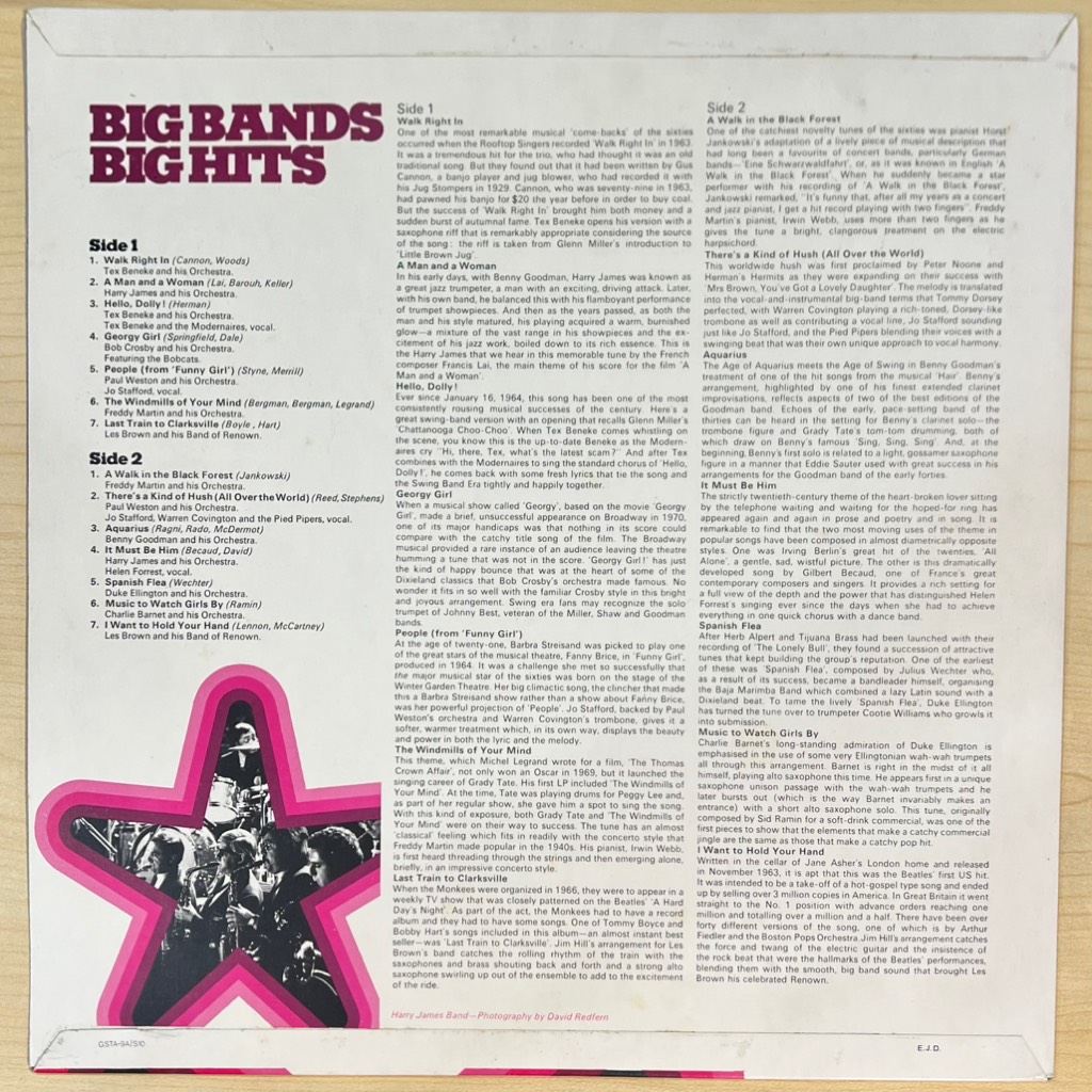 vinyl Nhều Nghệ Sĩ - Big Bands - Big Hits