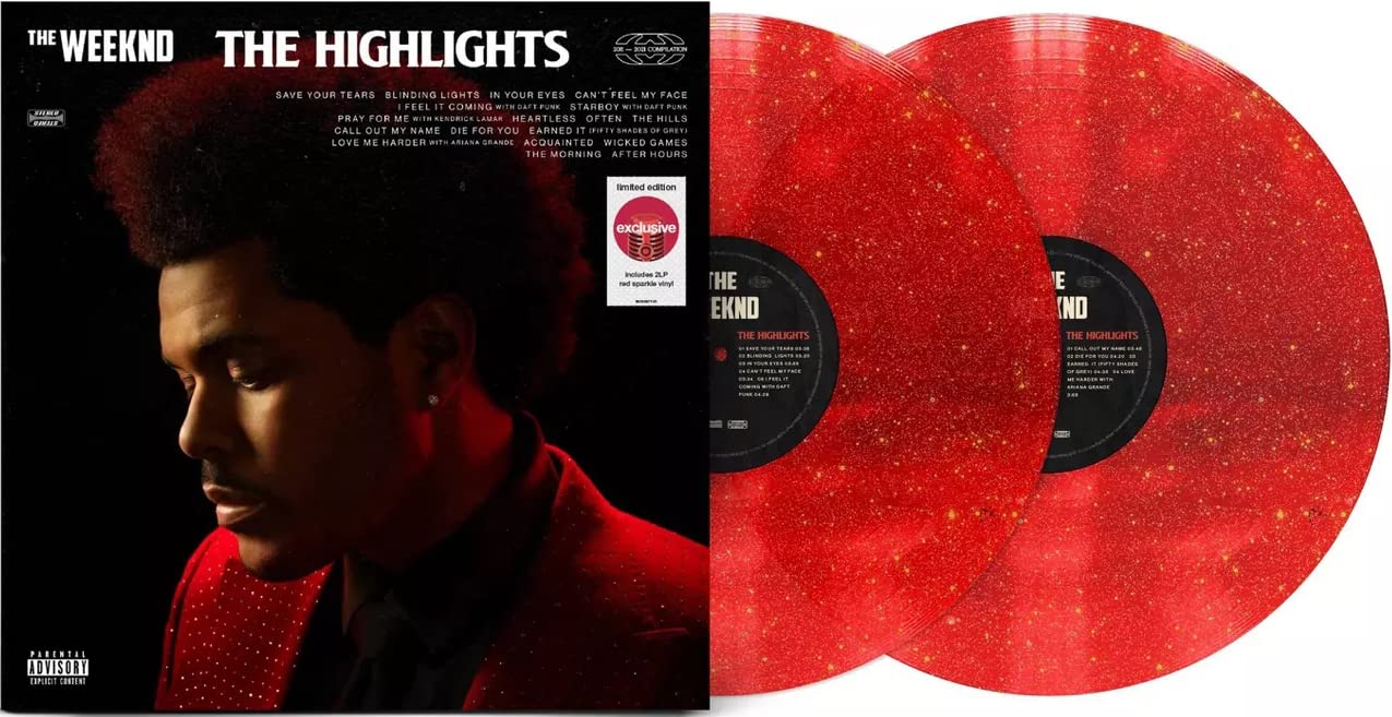 vinyl WEEKND - HIGHLIGHTS (RED SPARKLE VINYL/2LP)