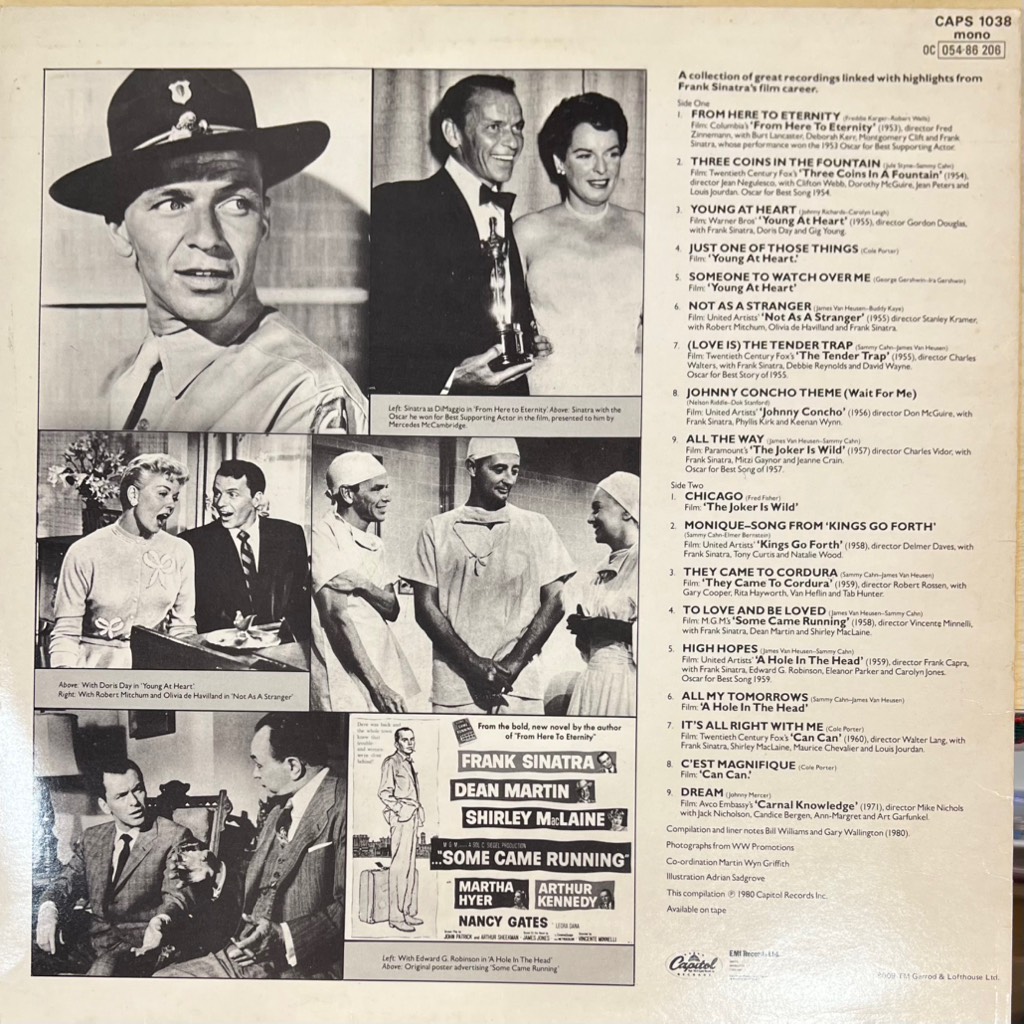 thuê vinyl Frank Sinatra – Screen Sinatra