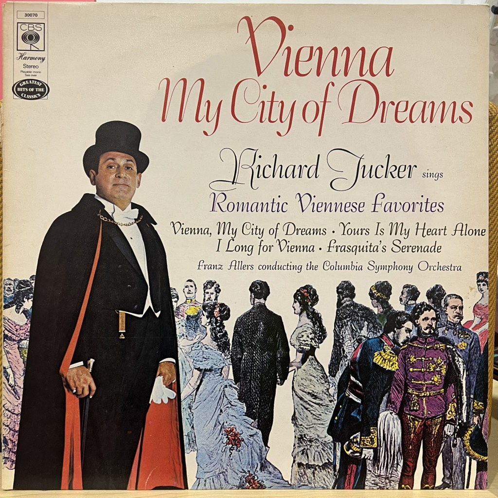 vinyl Richard Tucker – Vienna, My City Of Dreams