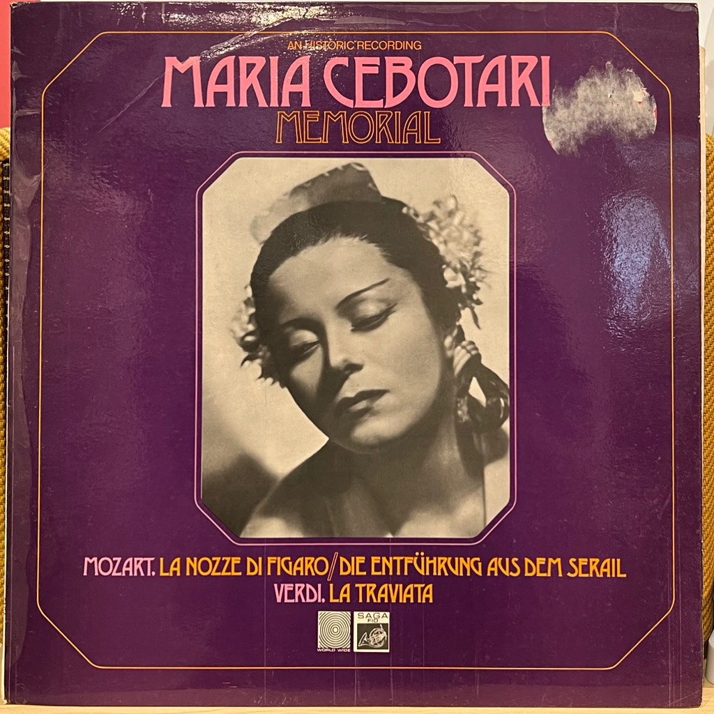 vinyl Mozart, Verdi, Radio Berlin Symphony Orchestra, Berlin State Opera Orchestra, Artur Rother, H. Steinkopf, Maria Cebotari, Helge Roswaenge – Maria Cebotari Memorial (La Nozze Di Figaro / Die Entführung Aus Dem Serail / La Traviata)