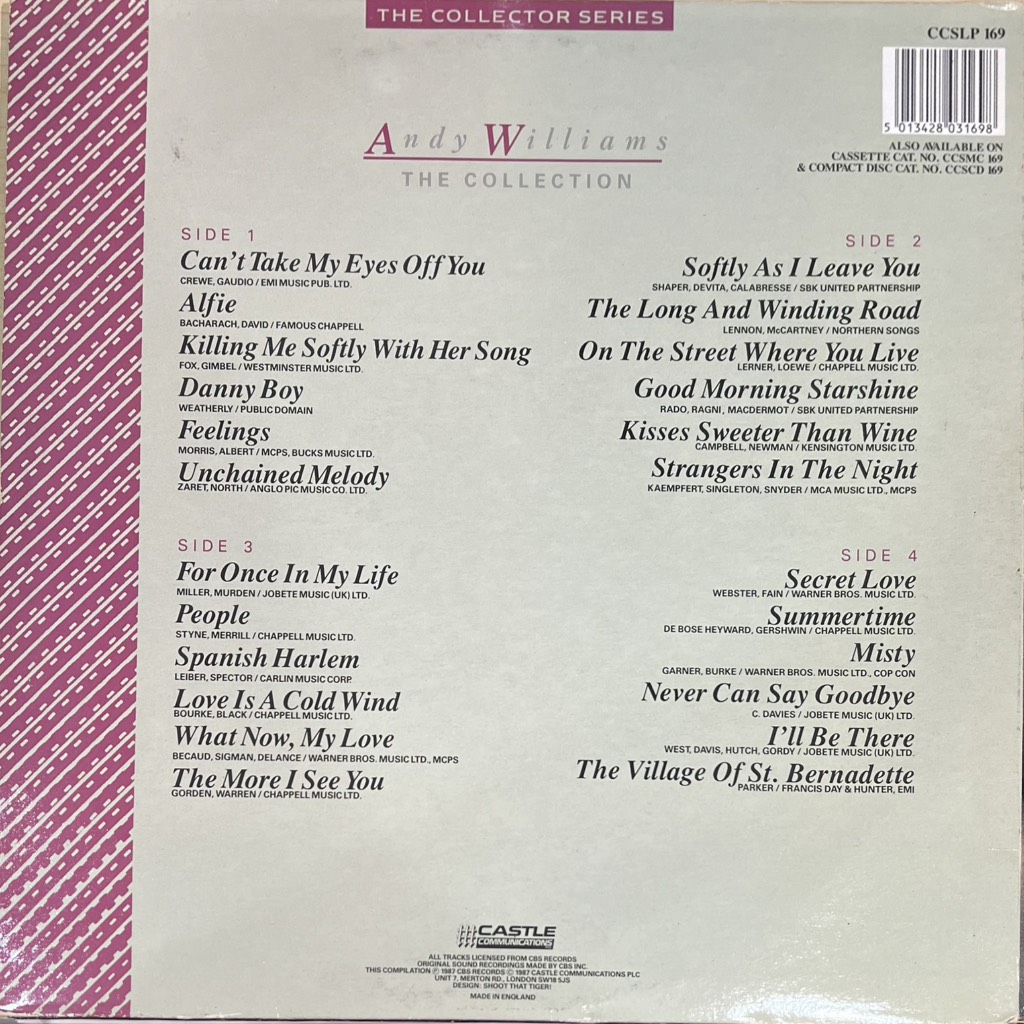 vinyl Andy Williams – The Collection