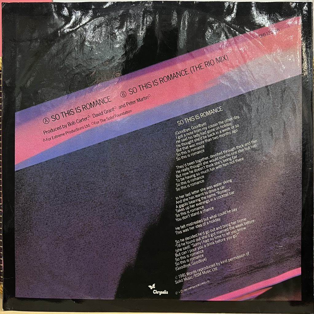vinyl Linx – So This Is Romance