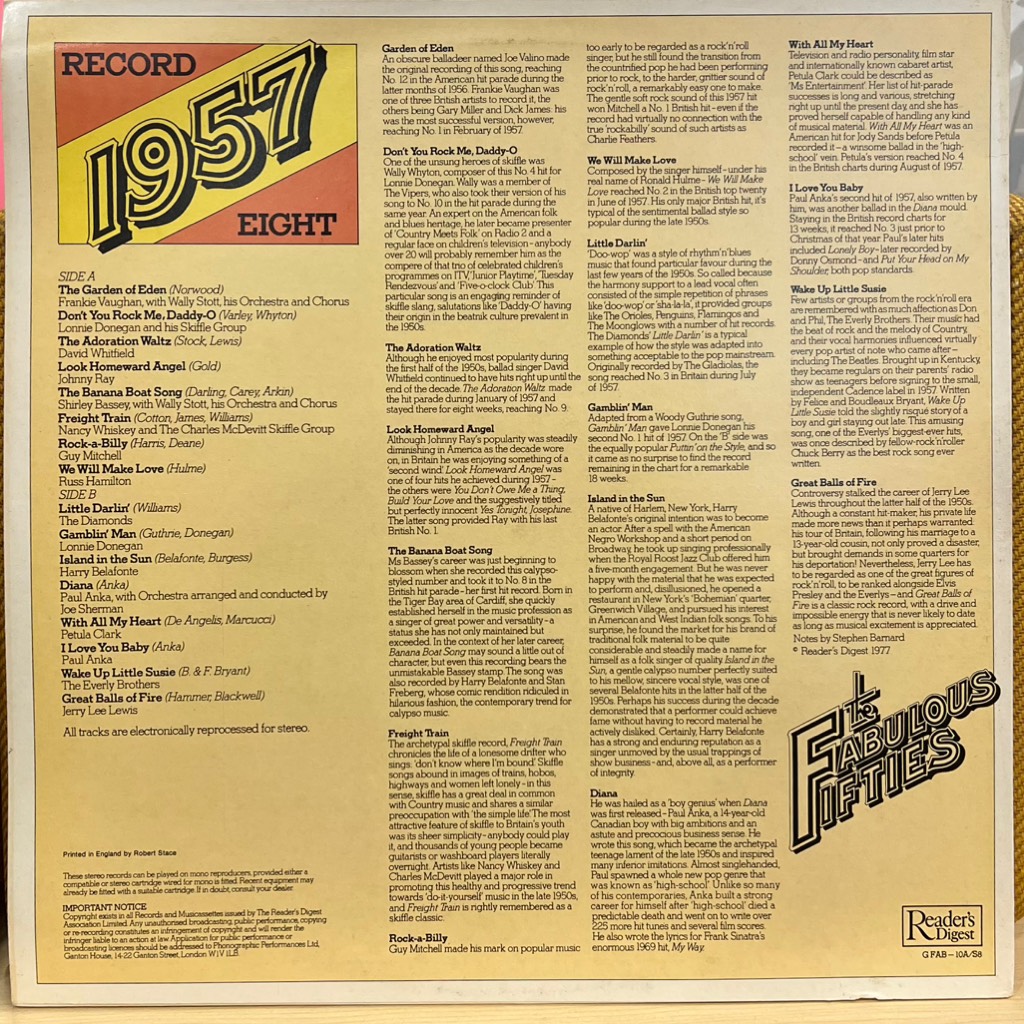 thuê vinyl Various – The Fabulous Fifties - 1957