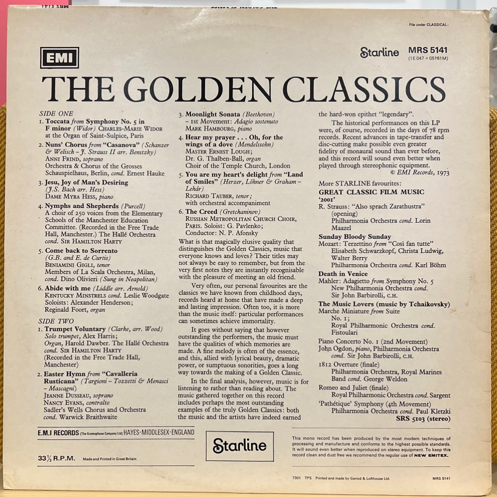 thuê vinyl Various – The Golden Classics