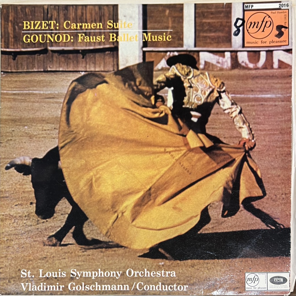 vinyl St. Louis Symphony Orchestra, Vladimir Golschmann - Bizet / Gounod – Carmen Suite / Faust Ballet Music