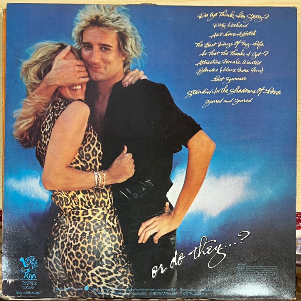 vinyl Rod Stewart – Blondes Have More Fun