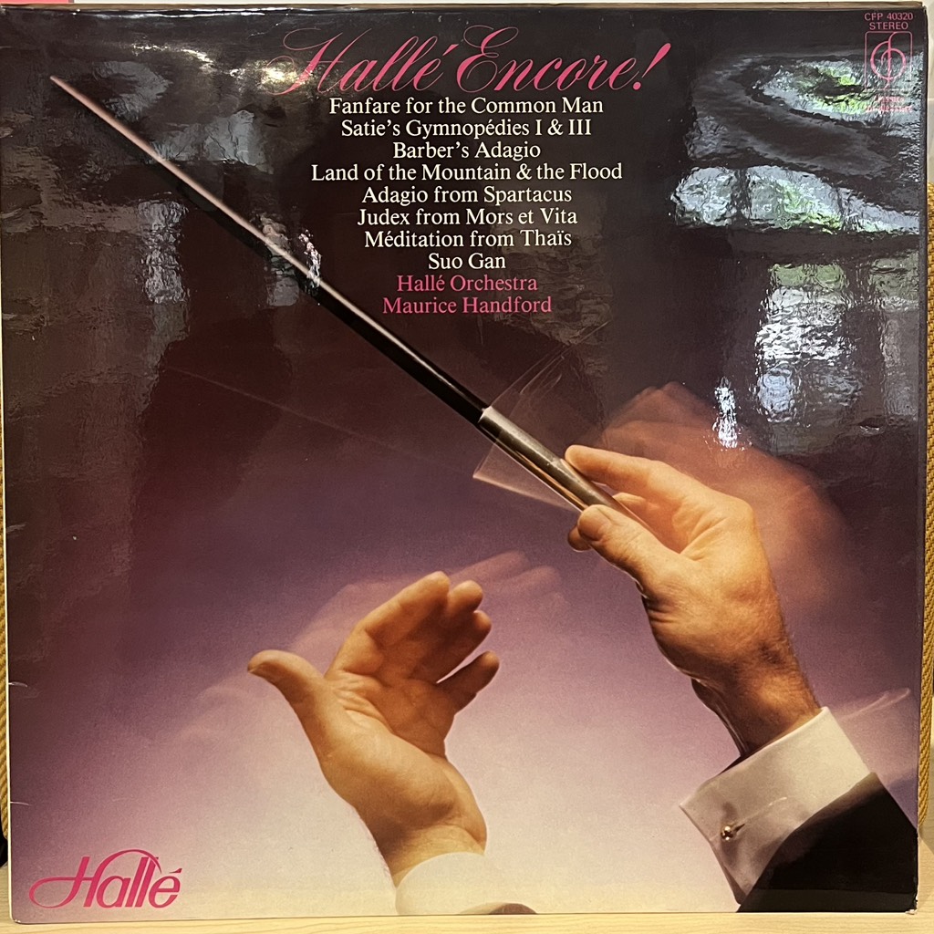 vinyl Hallé Orchestra, Maurice Handford – Hallé Encore!