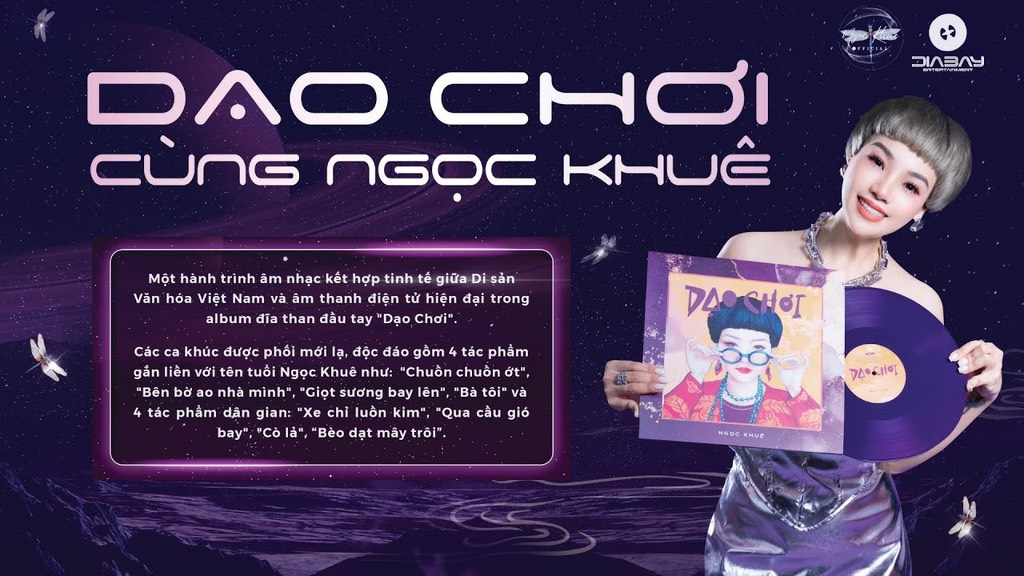 vinyl Ngọc Khuê - Dạo Chơi (Deep Purple Vinyl, Limited Edition)