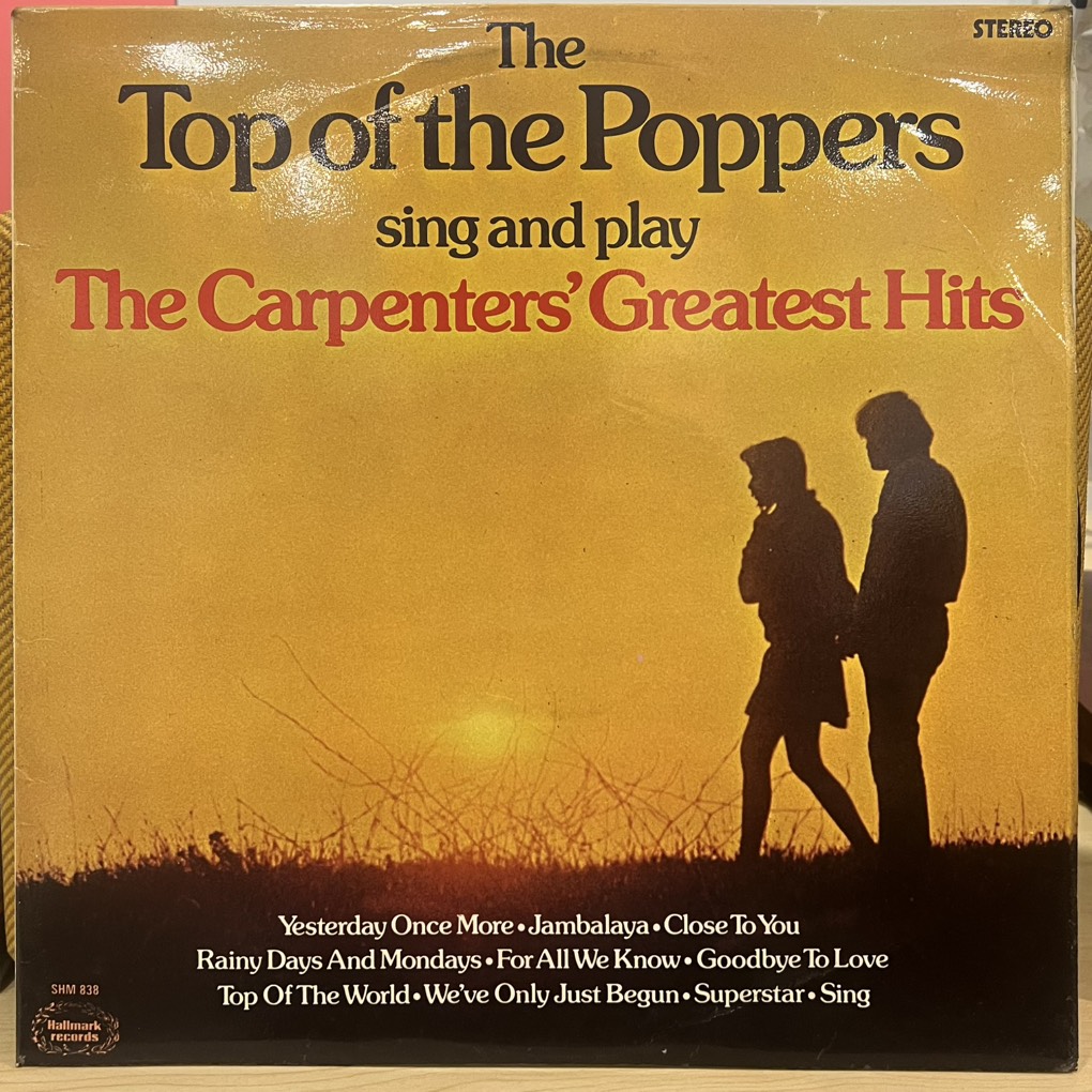 vinyl The Top Of The Poppers – Sing And Play The Carpenters' Greatest Hits