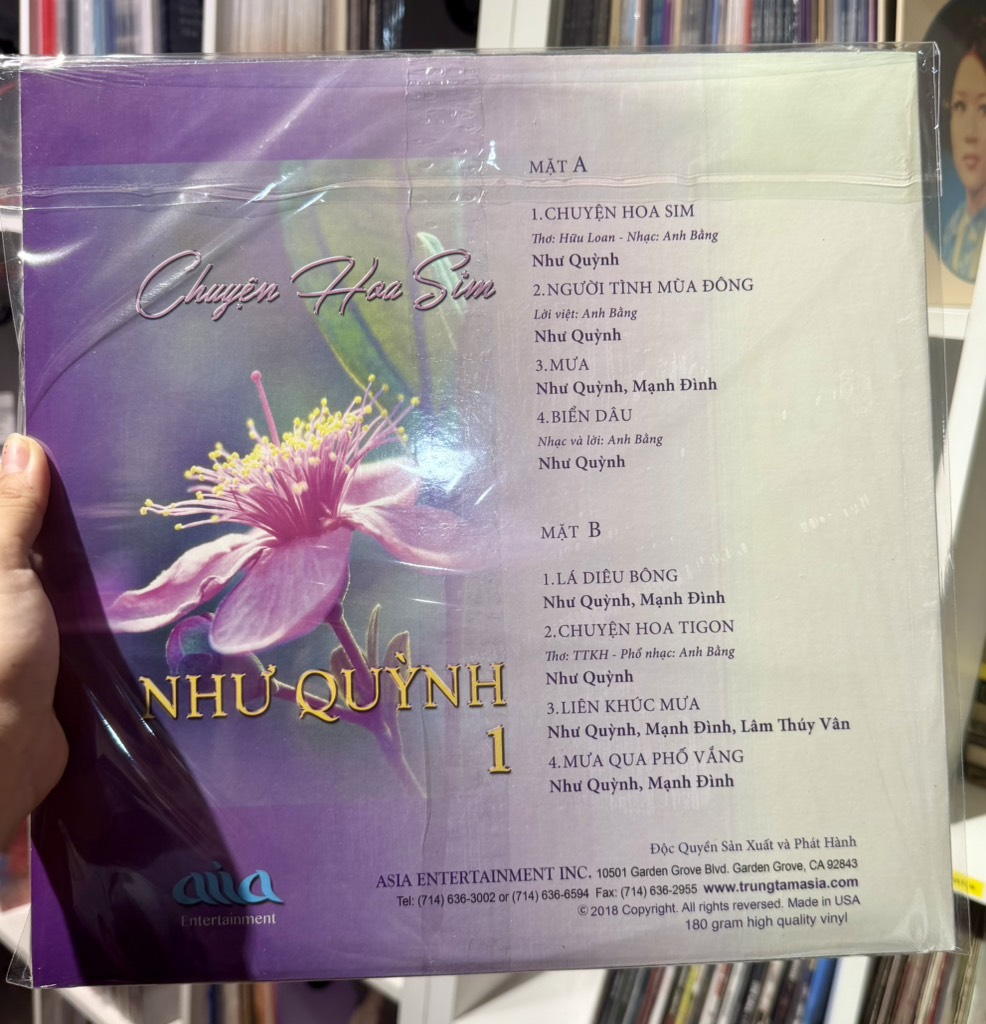 vinyl NHƯ QUỲNH - CHUYỆN HOA SIM