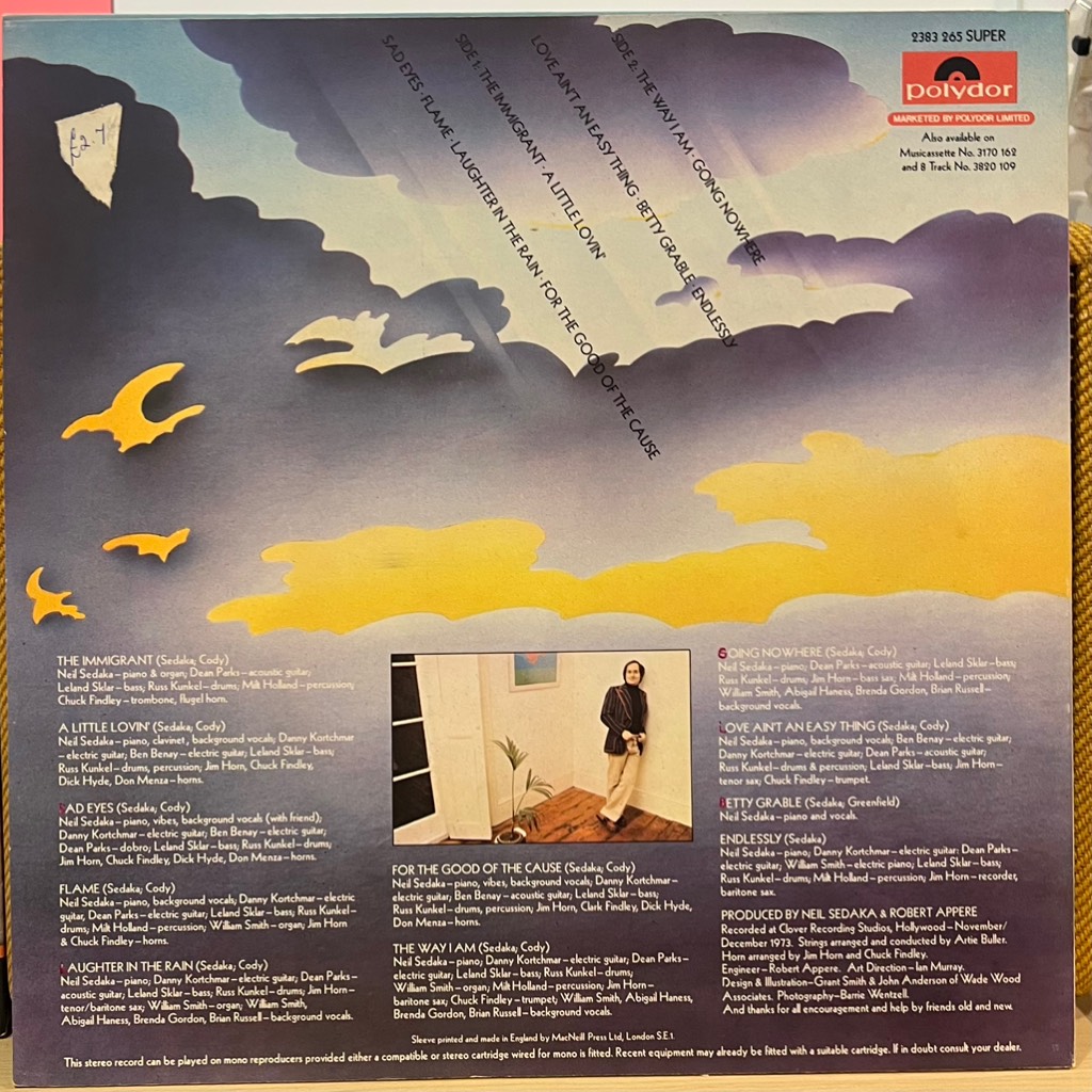 vinyl Neil Sedaka – Laughter In The Rain