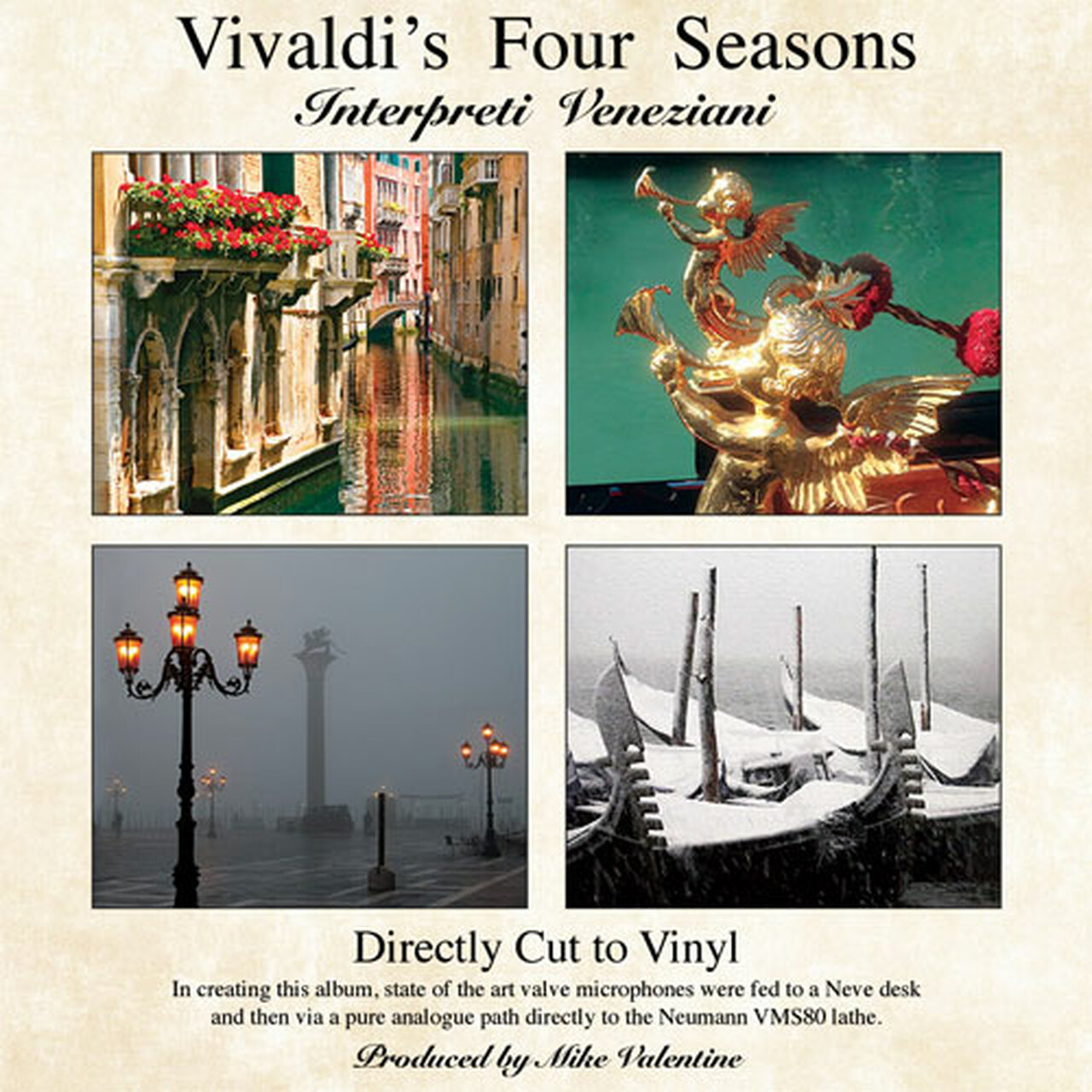 vinyl Interpreti Veneziani Chamber Orchestra - Vivaldi The Four Seasons ( Direct cut to vinyl)
