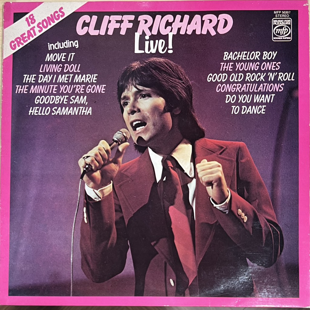 thuê vinyl Cliff Richard – Cliff Richard Live!
