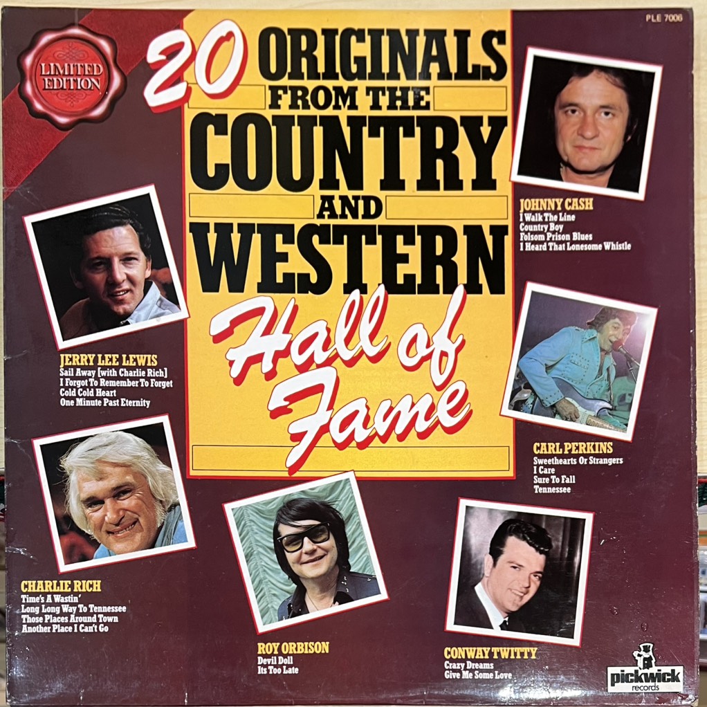vinyl Various – 20 Originals From The Country And Western Hall Of Fame