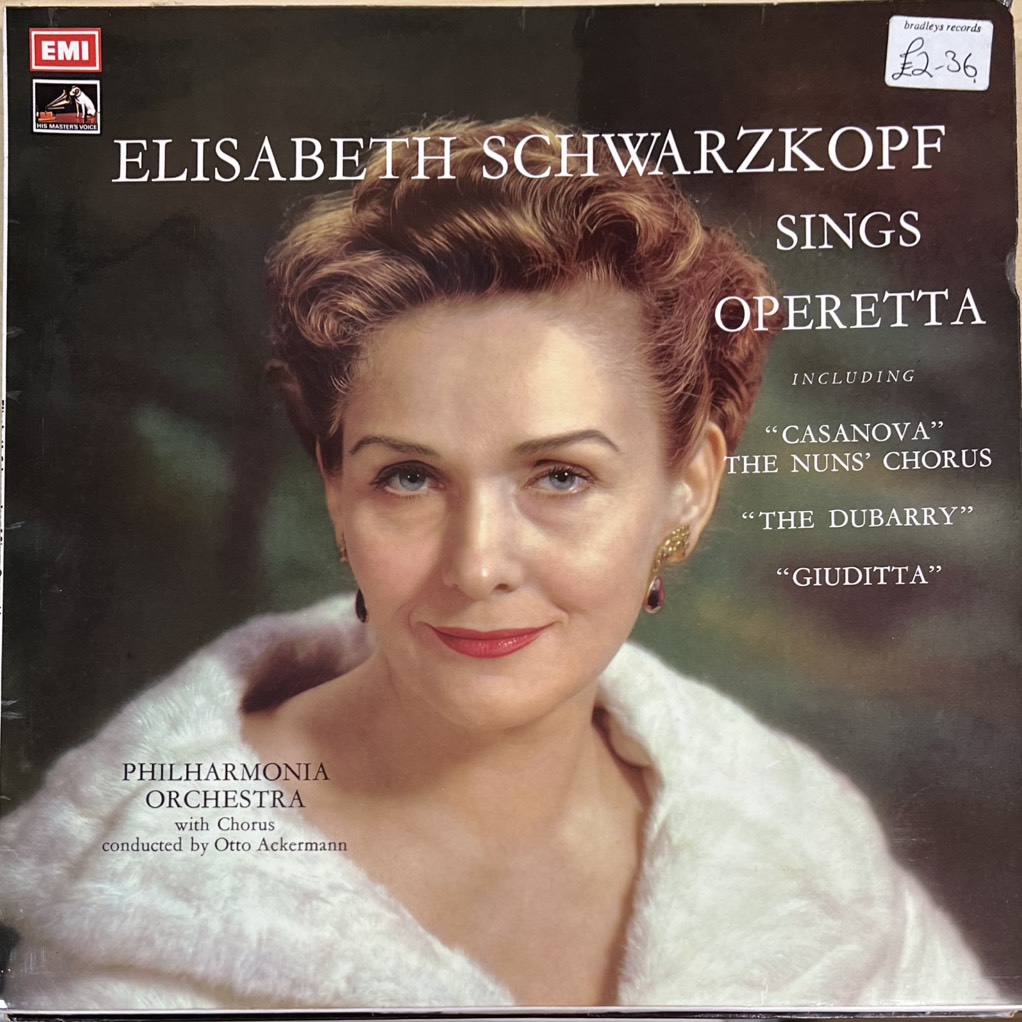 vinyl Elisabeth Schwarzkopf / Philharmonia Orchestra With Chorus Conducted By Otto Ackermann – Elisabeth Schwarzkopf Sings Operetta