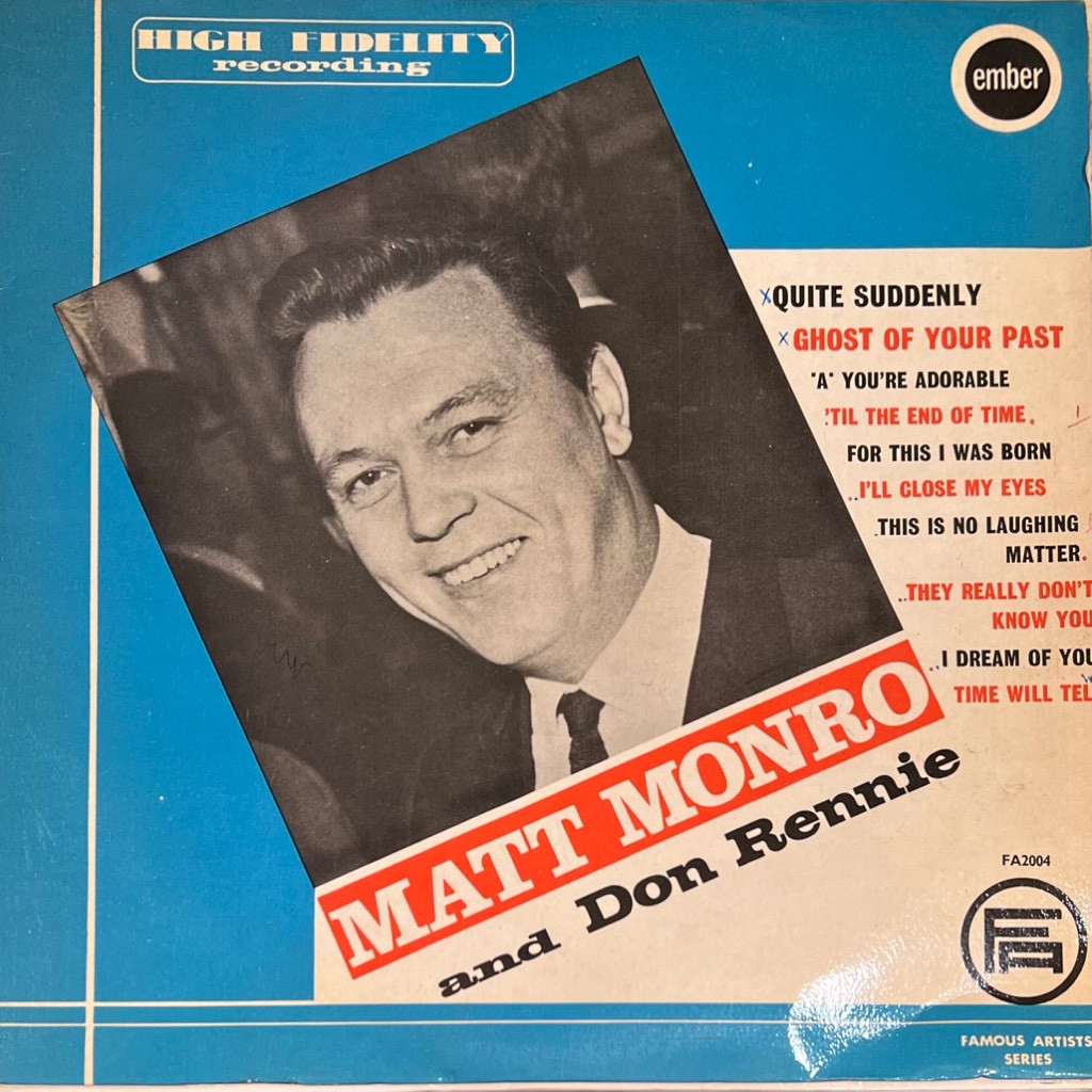 vinyl Matt Monro And Don Rennie – Matt Monro