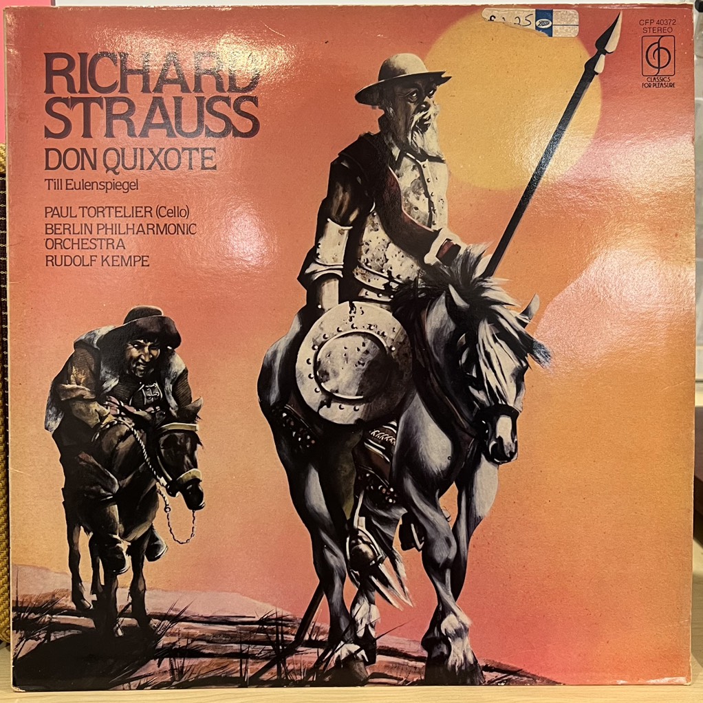 vinyl Richard Strauss / Paul Tortelier (Cello) / Berlin Philharmonic Orchestra / Rudolf Kempe – Don Quixote / Till Eulenspiegel