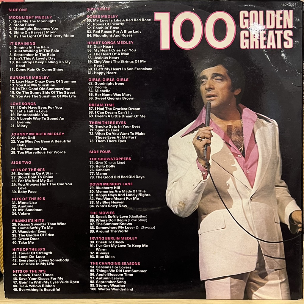 vinyl Frankie Vaughan – 100 Golden Greats