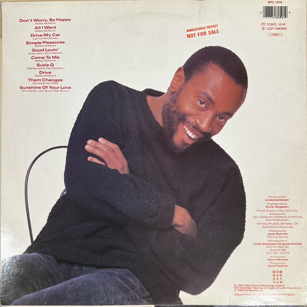 vinyl Bobby McFerrin – Simple Pleasures