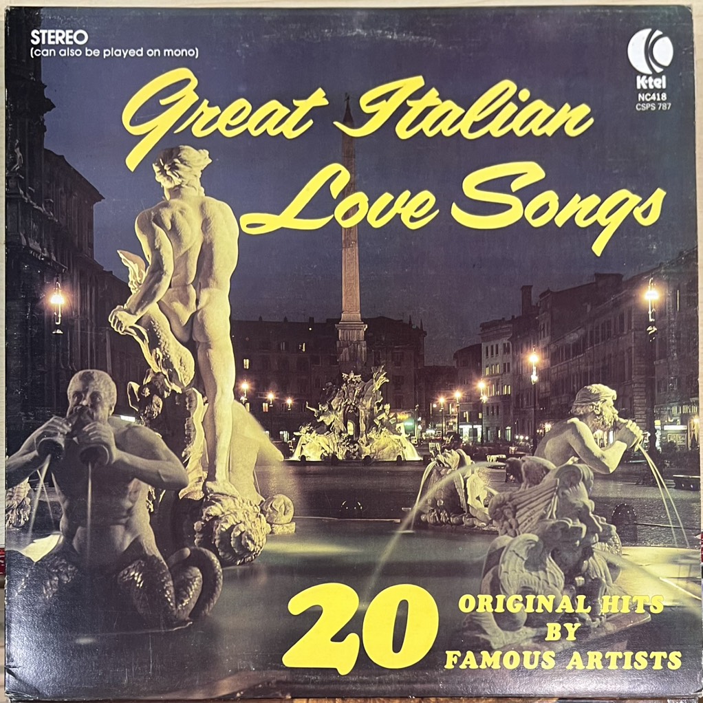 vinyl Various – Great Italian Love Songs