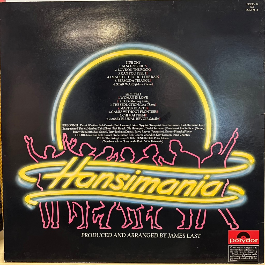 vinyl James Last – Hansimania