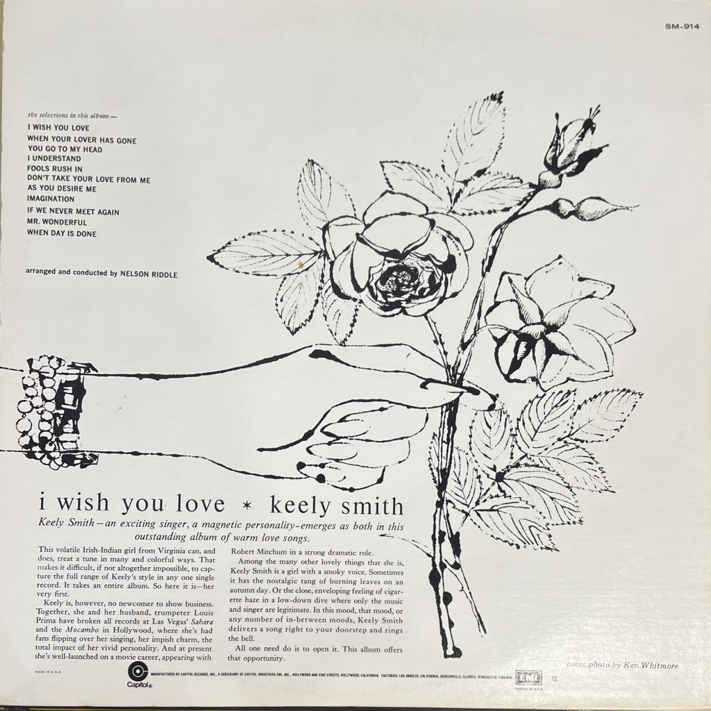 thuê vinyl Keely Smith – I Wish You Love