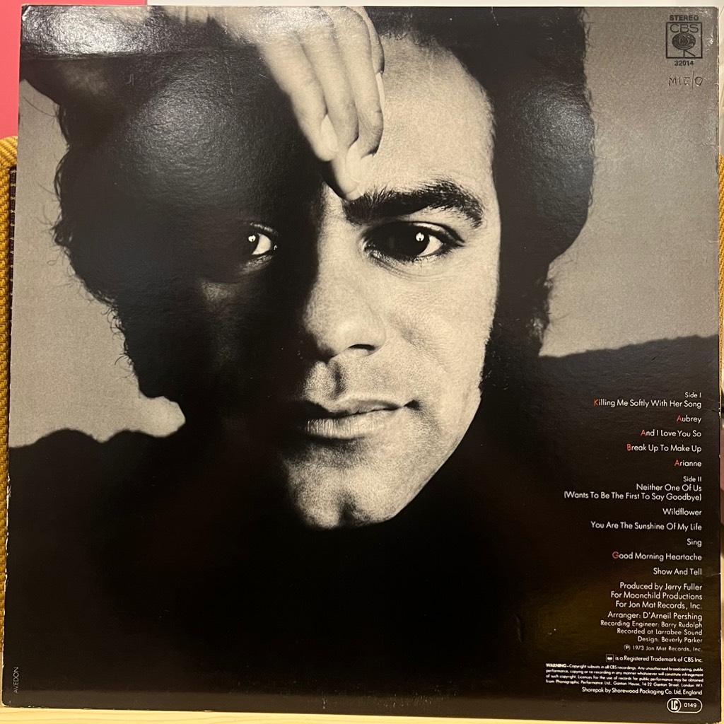 thuê vinyl Johnny Mathis – Killing Me Softly With Her Song