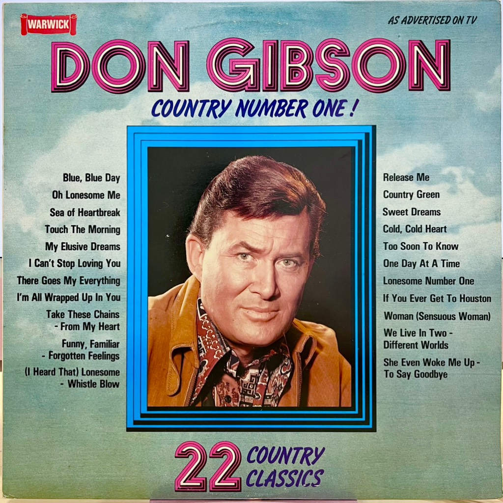 vinyl Don Gibson – Country Number One !